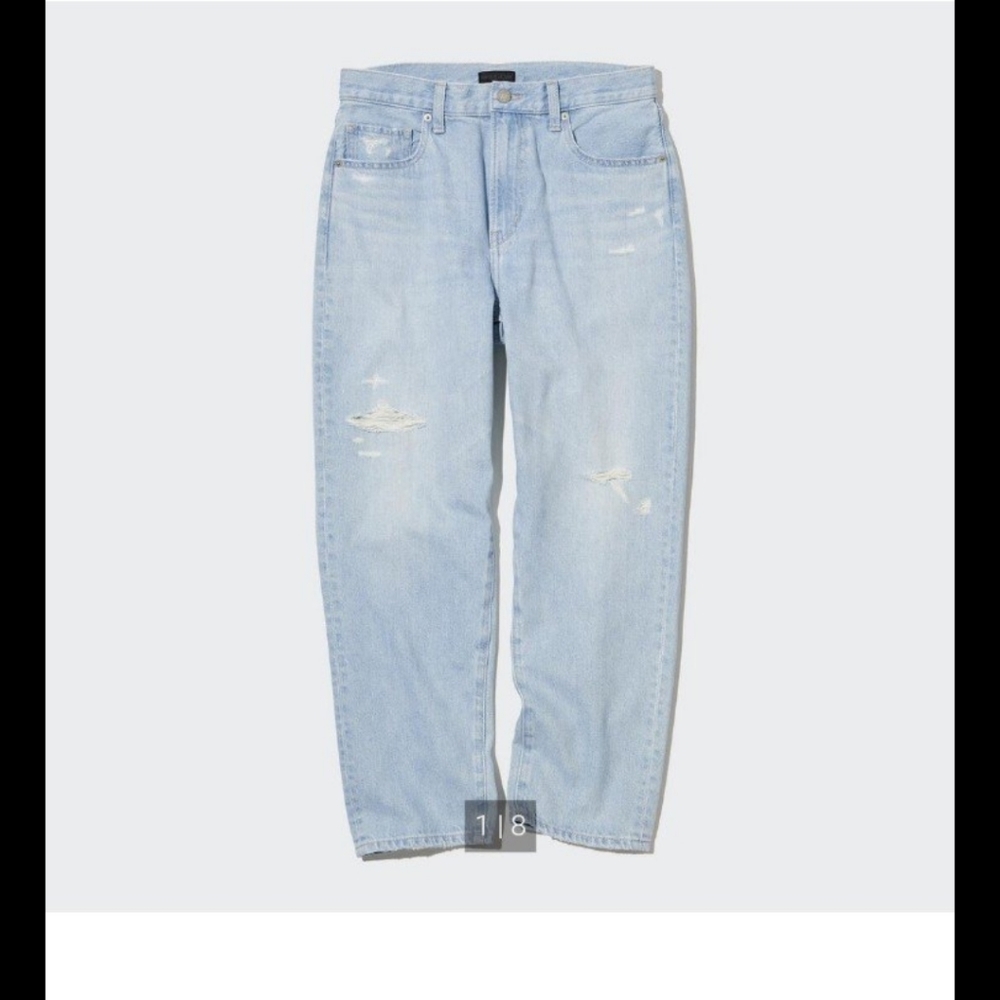 Boyfriend Tapered Jeans (Ankle Length) 28inch